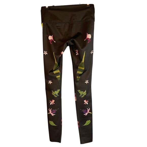 Noli Floral Leggings Black Medium - Picture 4 of 5